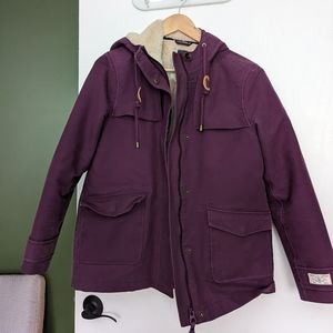 Warm Duffle Style Coat